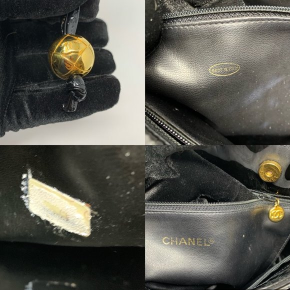 Authentic CHANEL Matelasse Black Patent Leather - Picture 4 of 12